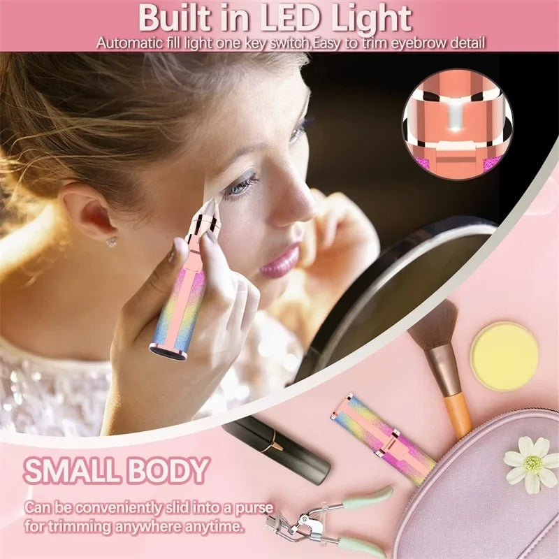 2-in-1 Facial Hair Remover with LED