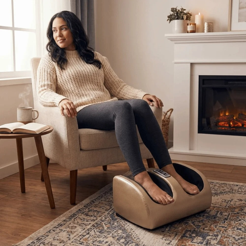 Electric Foot Massager Heating Health Care Therapy
